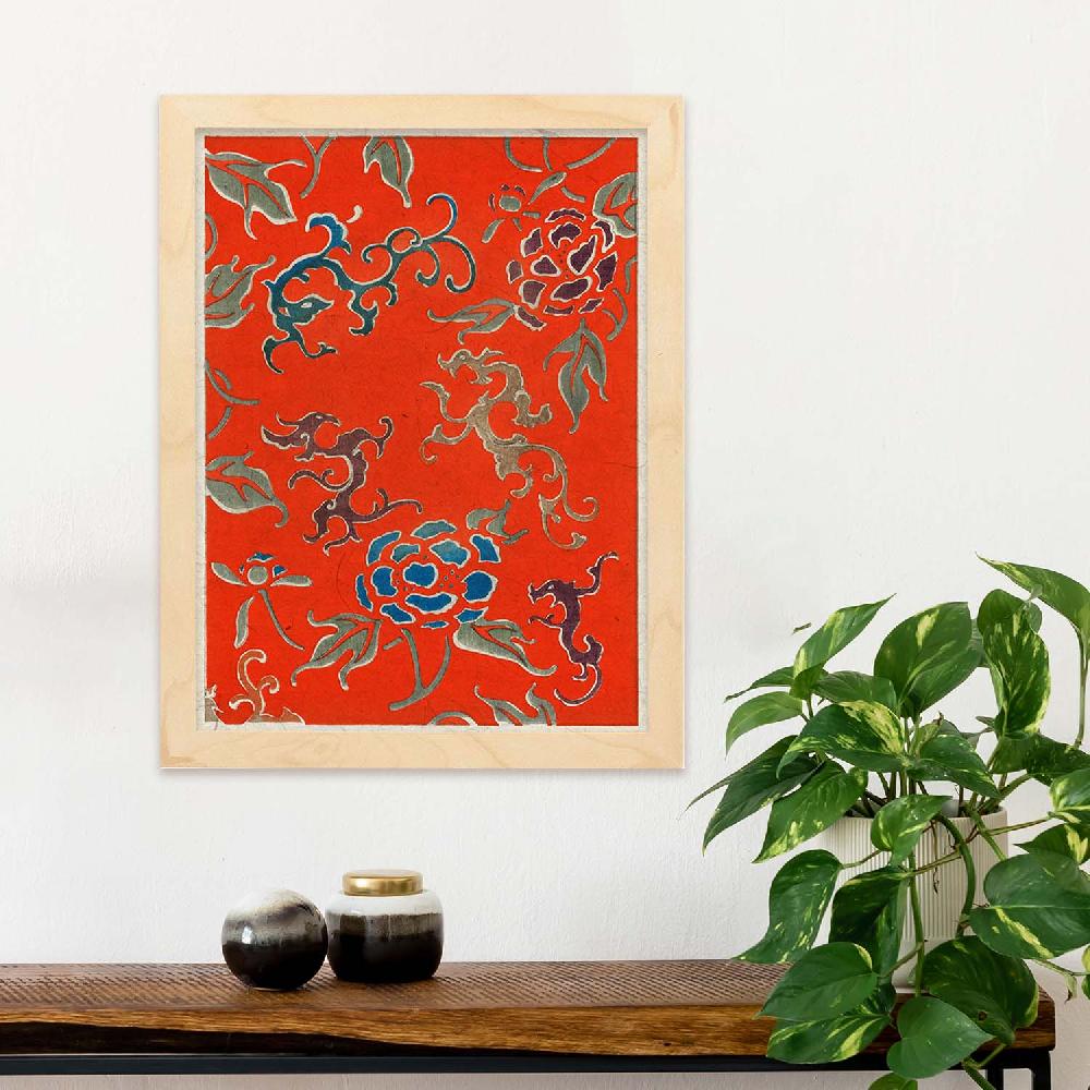 Nacnic Lámina Vintage Japonesa Shin 02 De Nacnic