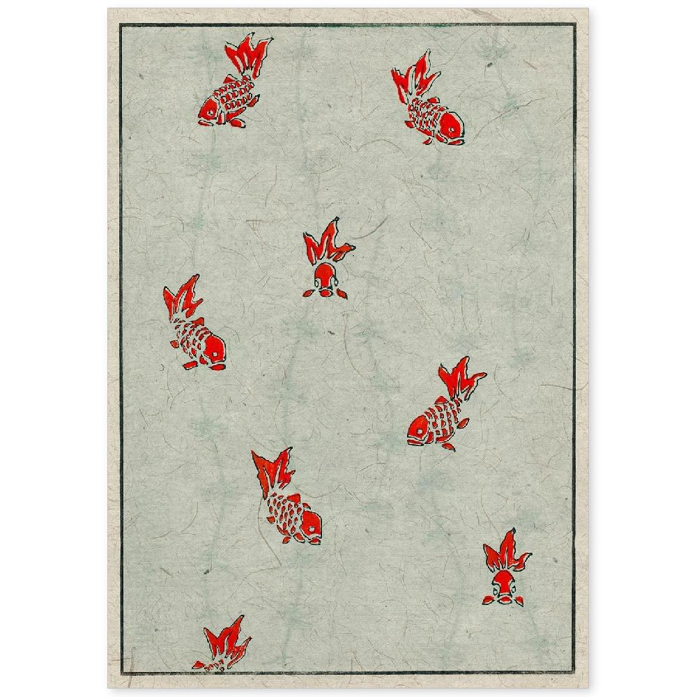 nacnic Lámina Vintage Japonesa Shin 26