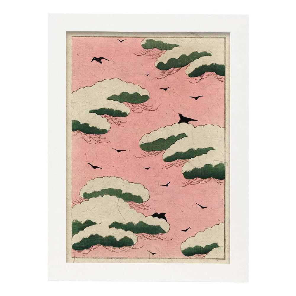 Nacnic Lámina Vintage Japonesa Shin Bijutsukai 01