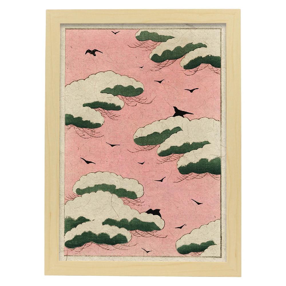 Nacnic Lámina Vintage Japonesa Shin Bijutsukai 01