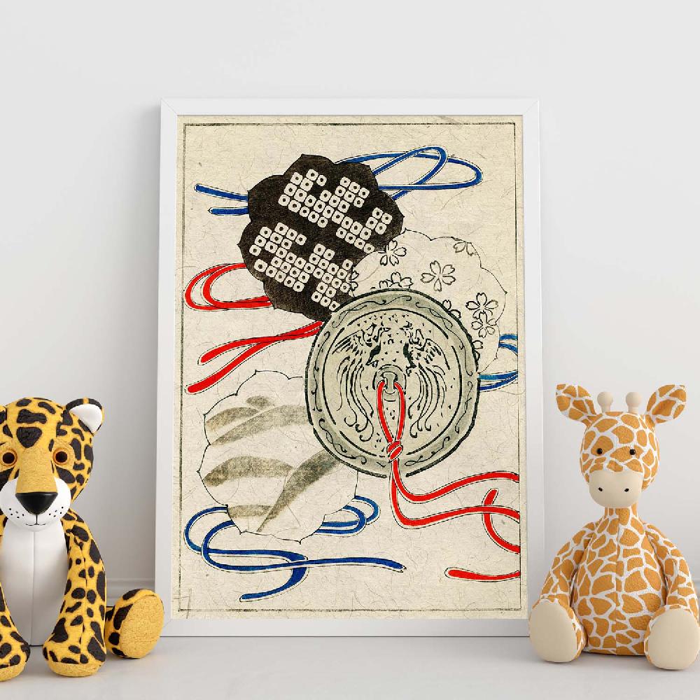 Nacnic Lámina Vintage Japonesa Shin Bijutsukai