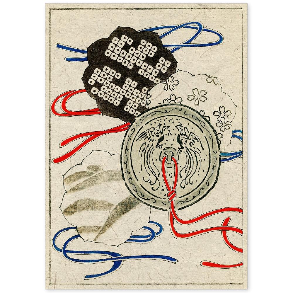 nacnic Lámina Vintage Japonesa Shin Bijutsukai