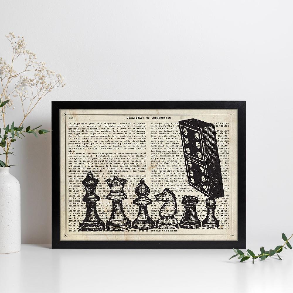 nacnic Lámina Vintage Mi Reino por un Caballo