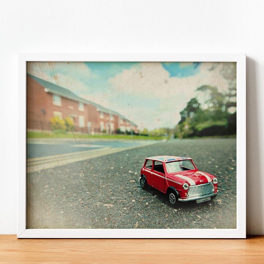 nacnic Lámina Vintage Mini Cooper