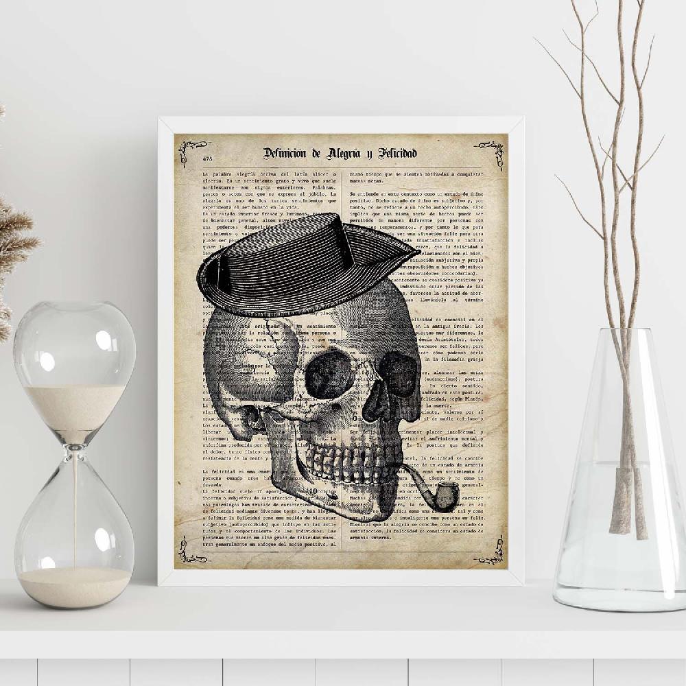 Nacnic Lámina Vintage Vivir Mata Con Definiciones