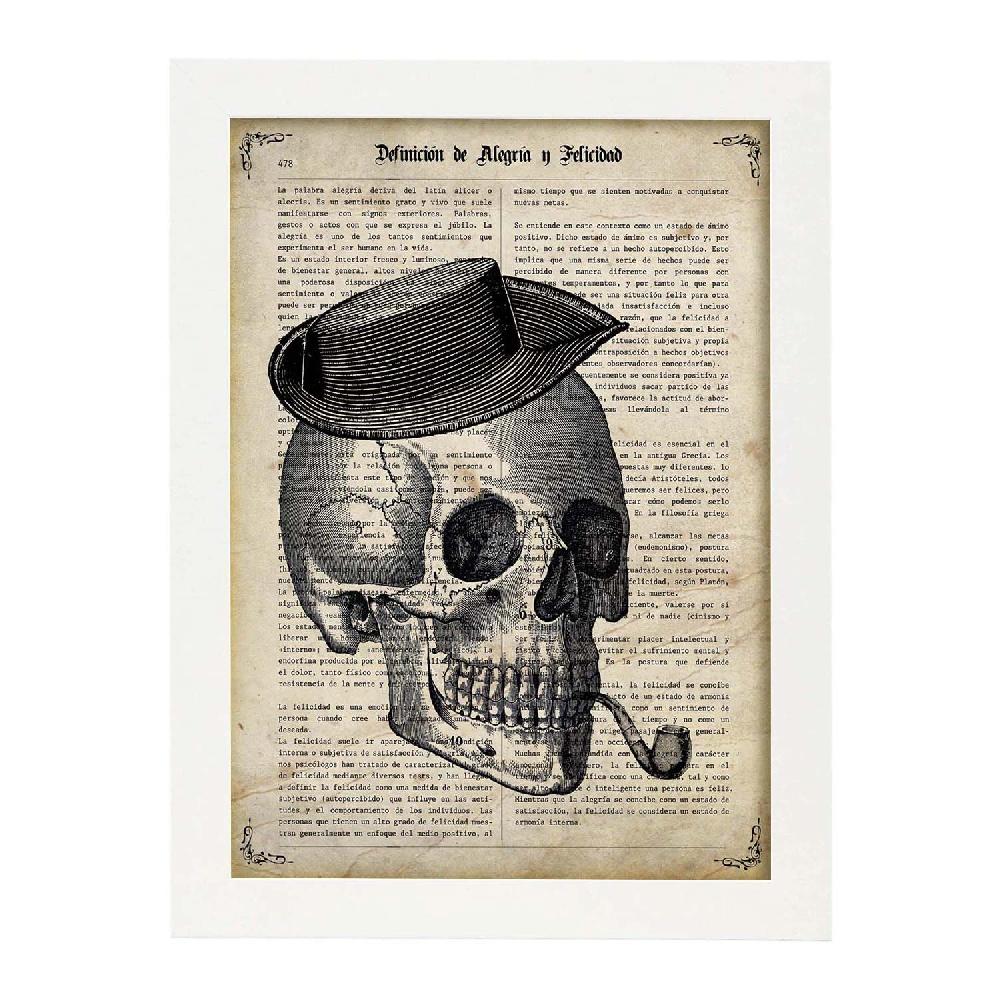 Nacnic Lámina Vintage Vivir Mata Con Definiciones