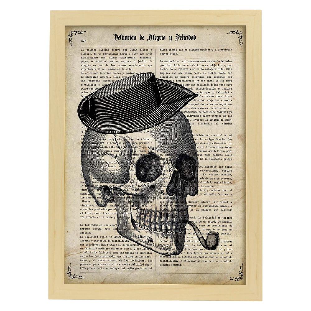 Nacnic Lámina Vintage Vivir Mata Con Definiciones