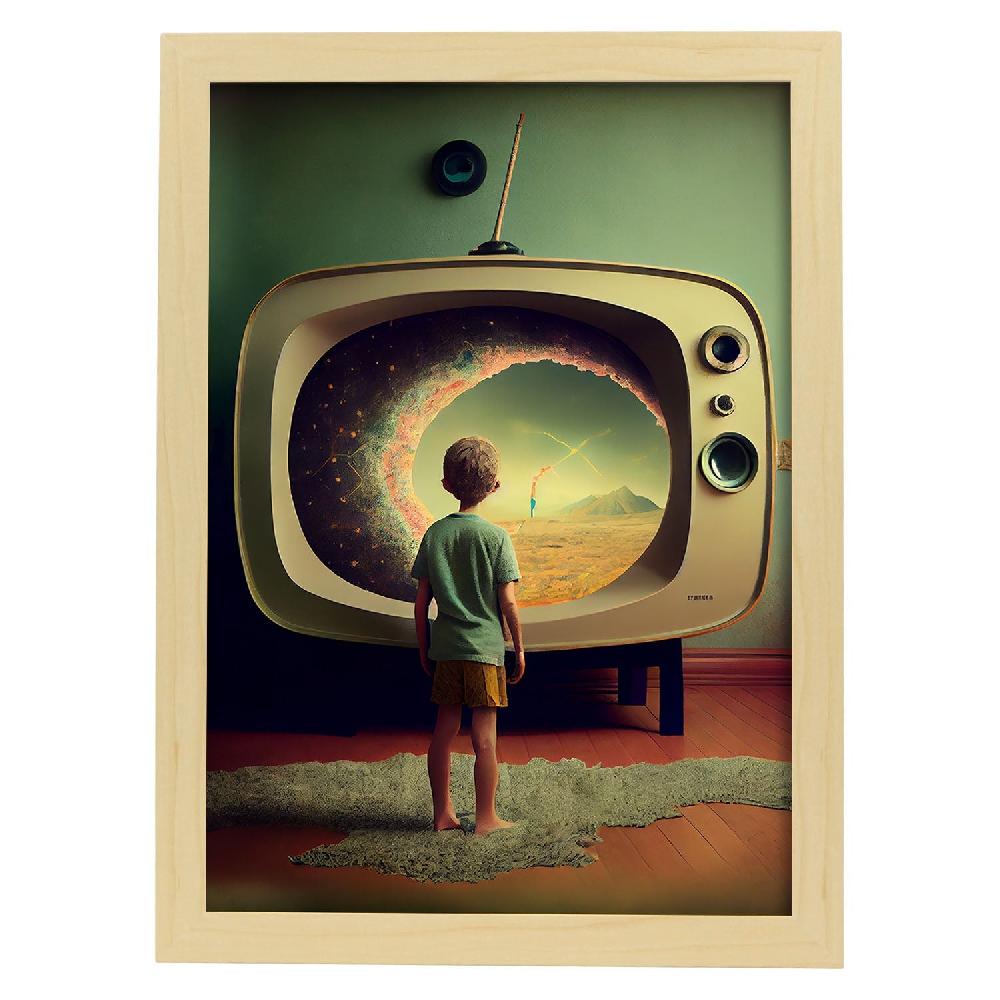Nacnic Nacnic Lámina Vintage Weird 153 De Arte Estético