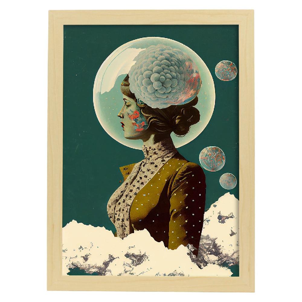 Nacnic Nacnic Lámina Vintage Weird 163 De Arte Estético