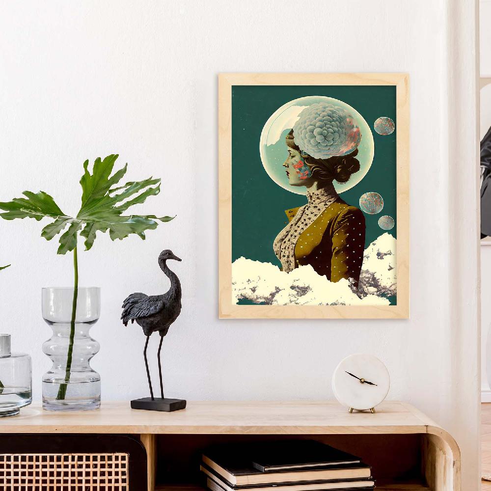 Nacnic Nacnic Lámina Vintage Weird 163 De Arte Estético