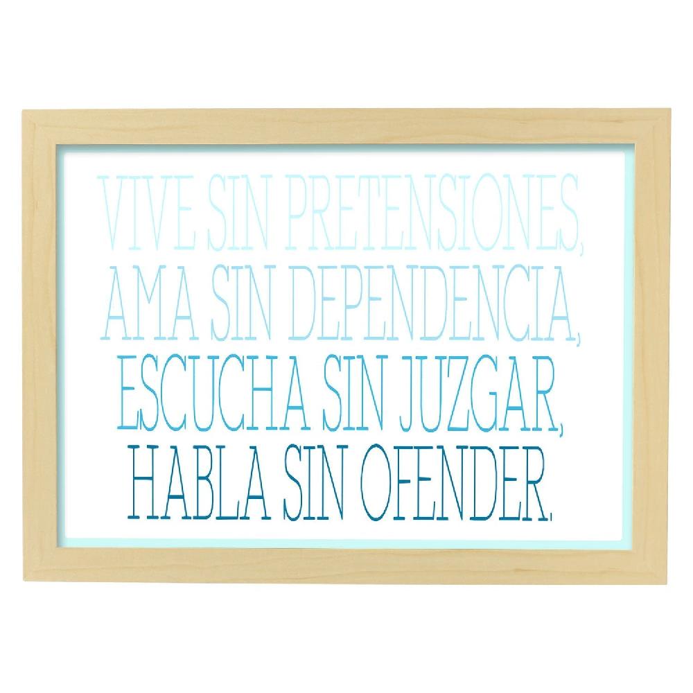 Nacnic Lámina Vive Sin Pretensiones