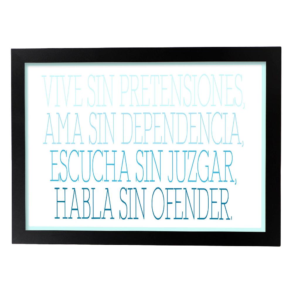 Nacnic Lámina Vive Sin Pretensiones