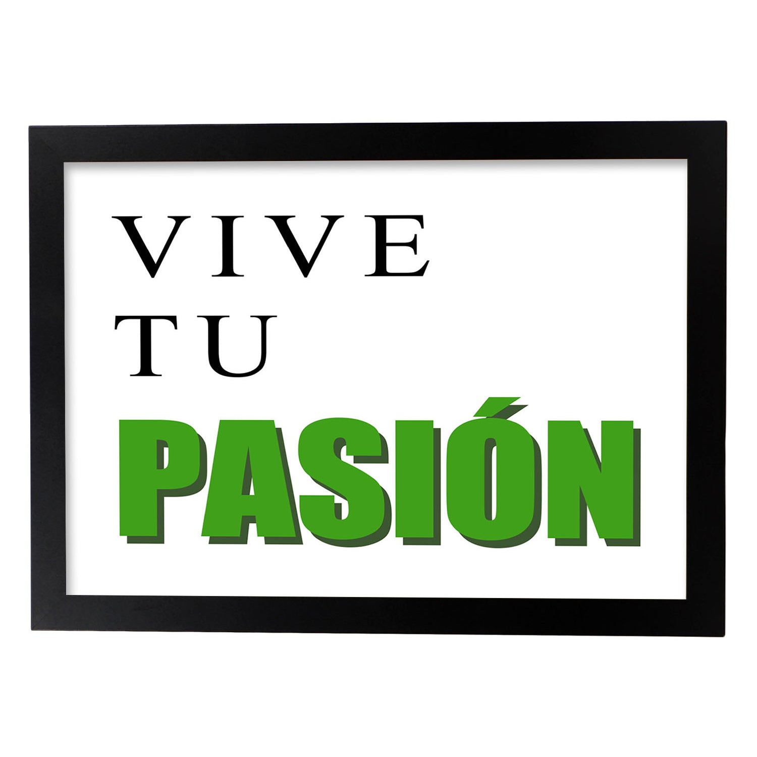 Nacnic Lámina Vive Tu Pasión Con Mensaje Feliz