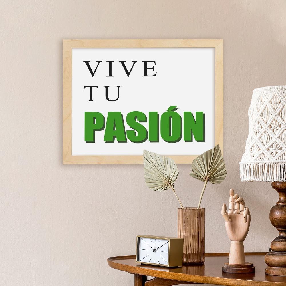 nacnic Lámina Vive tu Pasión con Mensaje Feliz