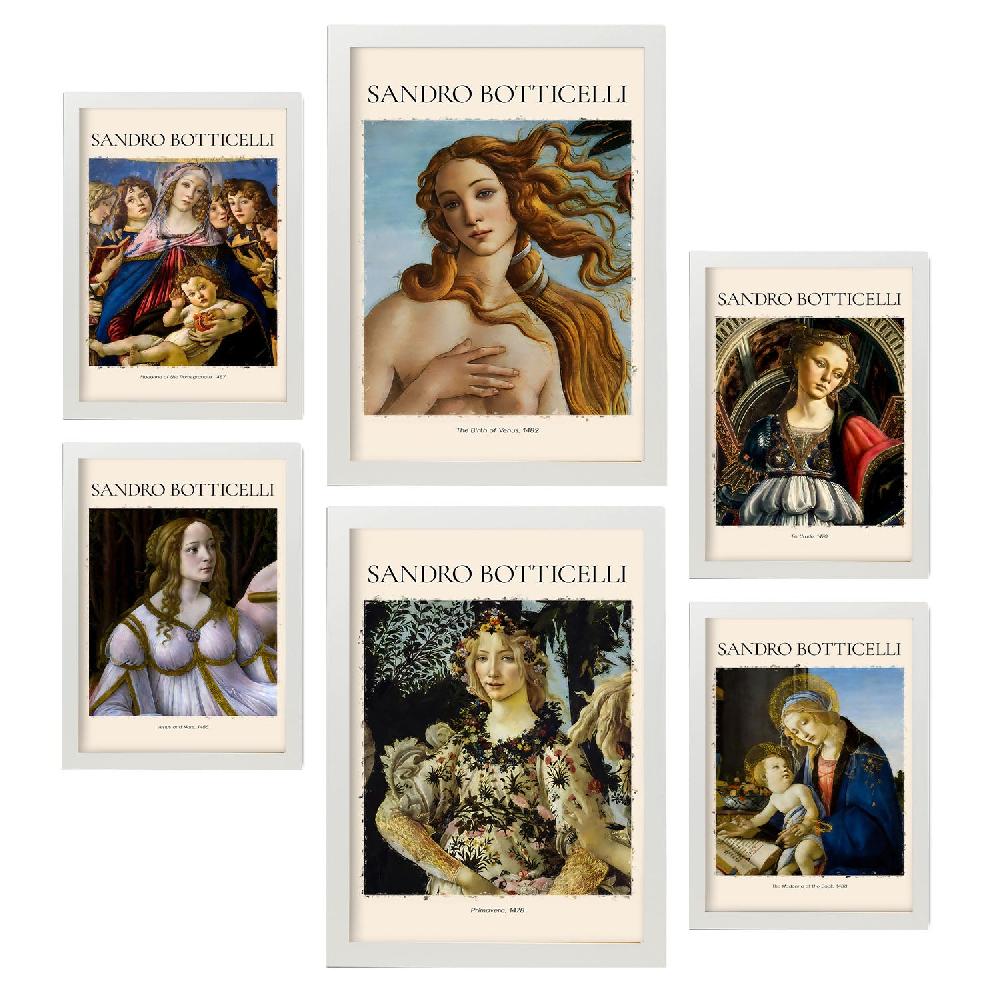 Nacnic Nacnic Láminas Colección De Obras De Sandro Boticelli