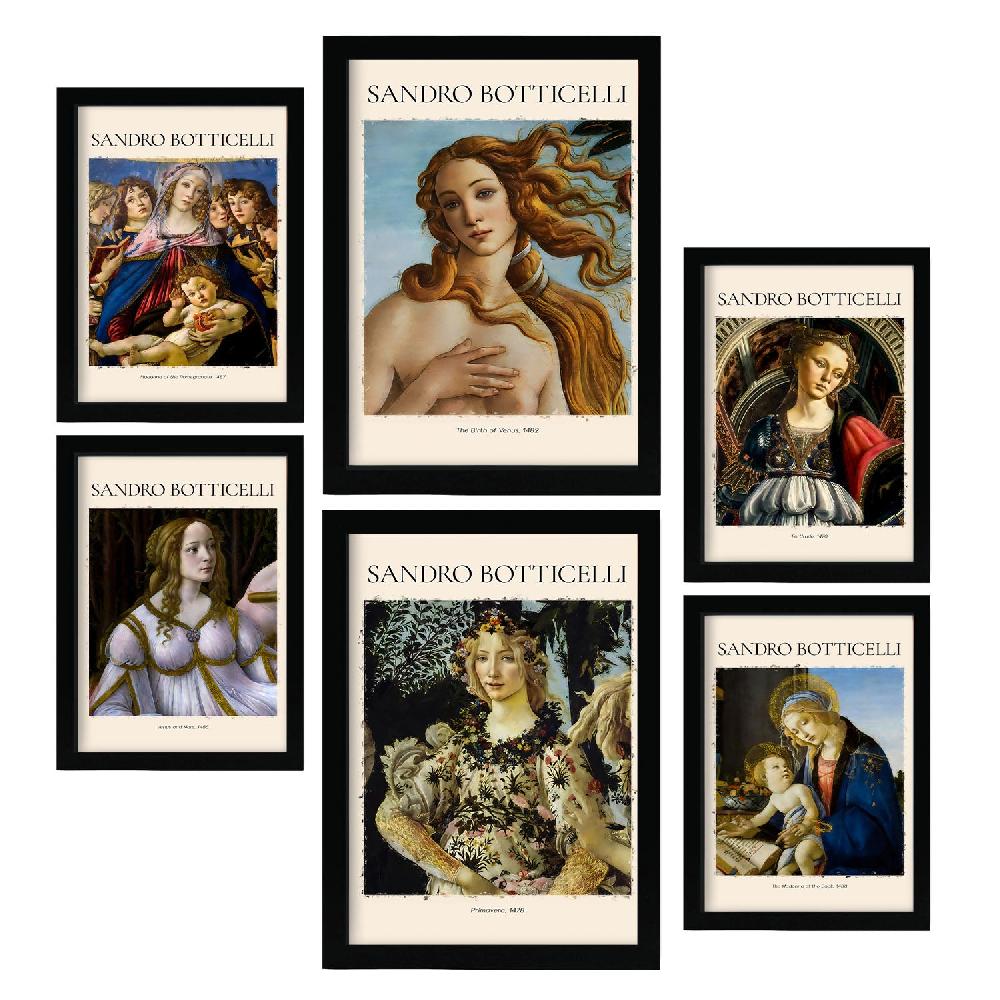 nacnic Nacnic Láminas Colección de Obras de Sandro Boticelli