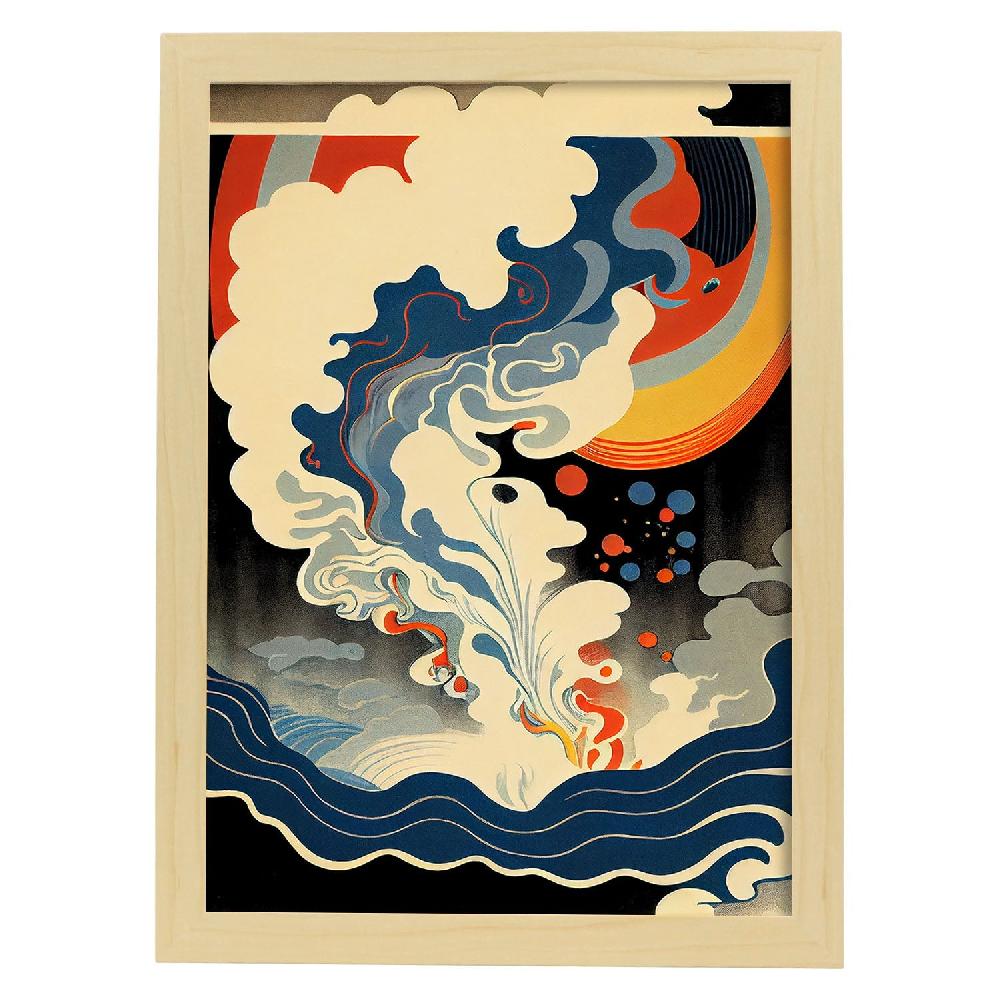 Nacnic Nacnic Laminas De Arte Abstracto Surreal Ukiyo 24