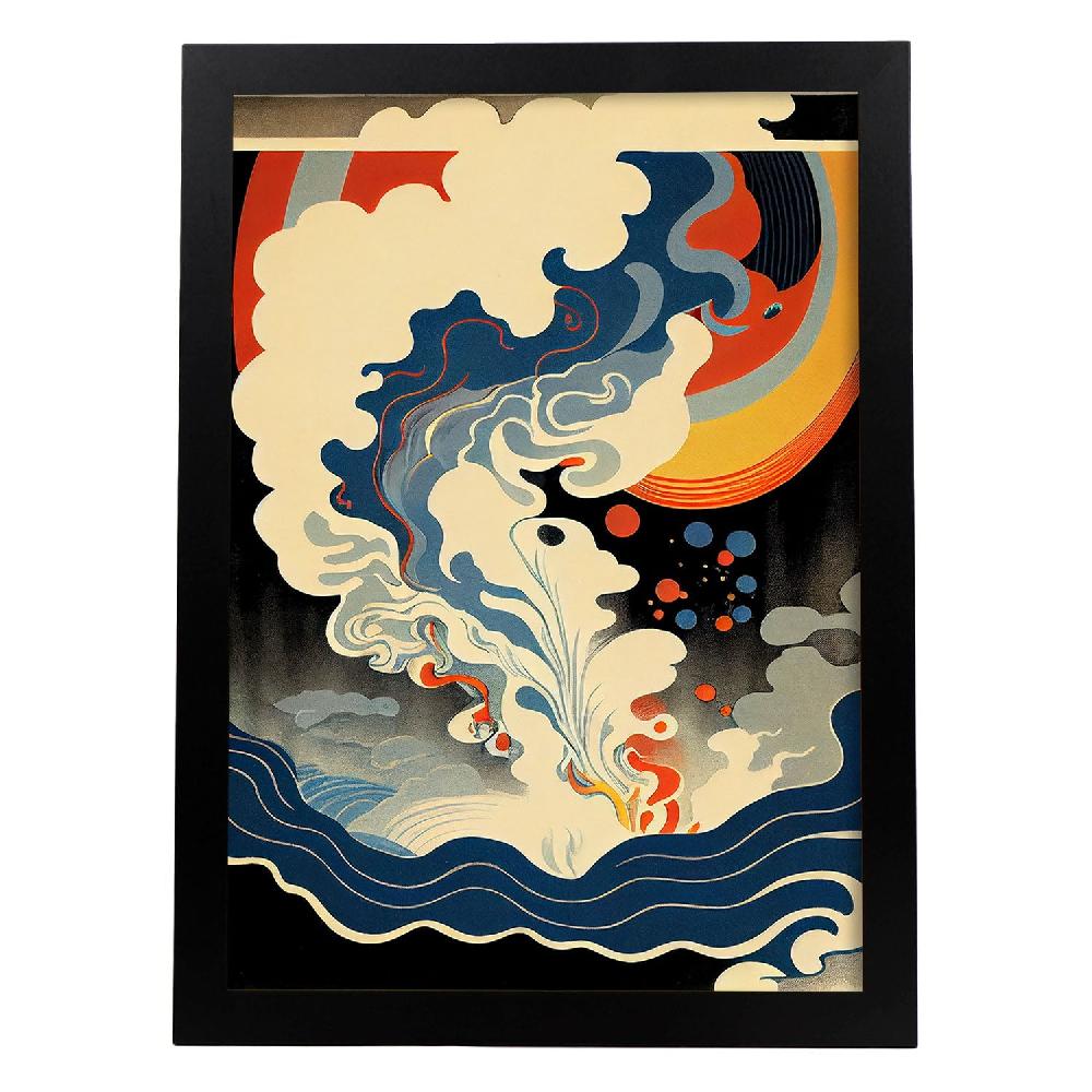 nacnic Nacnic Laminas de Arte Abstracto Surreal Ukiyo 24