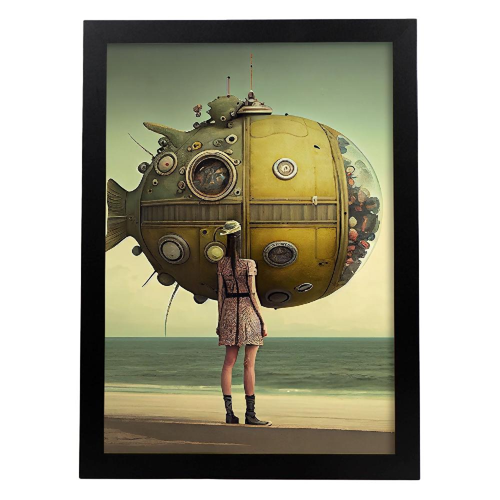 nacnic Nacnic Láminas de Arte Estético Vintage Hay Infinitas Posibilidades 111 para Diseño de Dormitorio o Sala de Estar