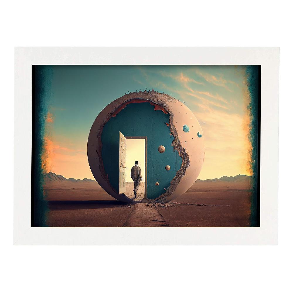 Nacnic Nacnic Laminas De Arte Estético Vintage Infinitas Posibilidades 218 Para Diseño De Dormitorio O Sala De Estar