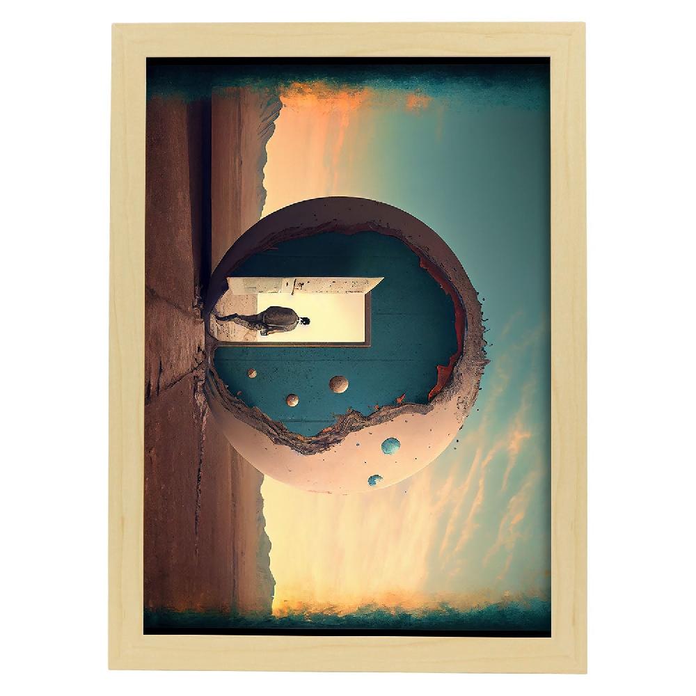 Nacnic Nacnic Laminas De Arte Estético Vintage Infinitas Posibilidades 218 Para Diseño De Dormitorio O Sala De Estar