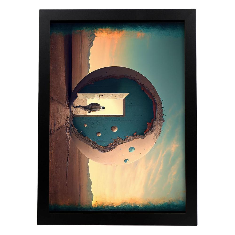 nacnic Nacnic Laminas de Arte Estético Vintage Infinitas Posibilidades 218 para Diseño de Dormitorio o Sala de Estar