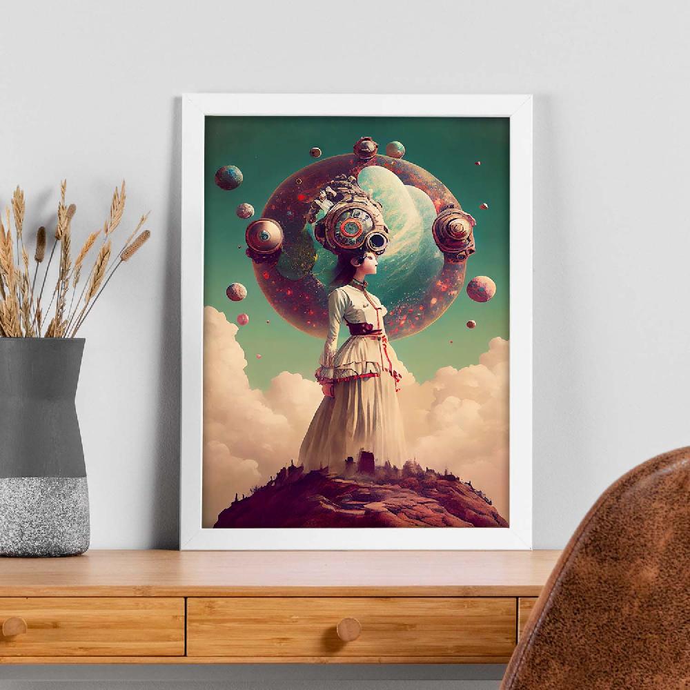 Nacnic Nacnic Láminas De Arte Vintage Extrañas 134 Para Diseño De Dormitorio O Sala De Estar