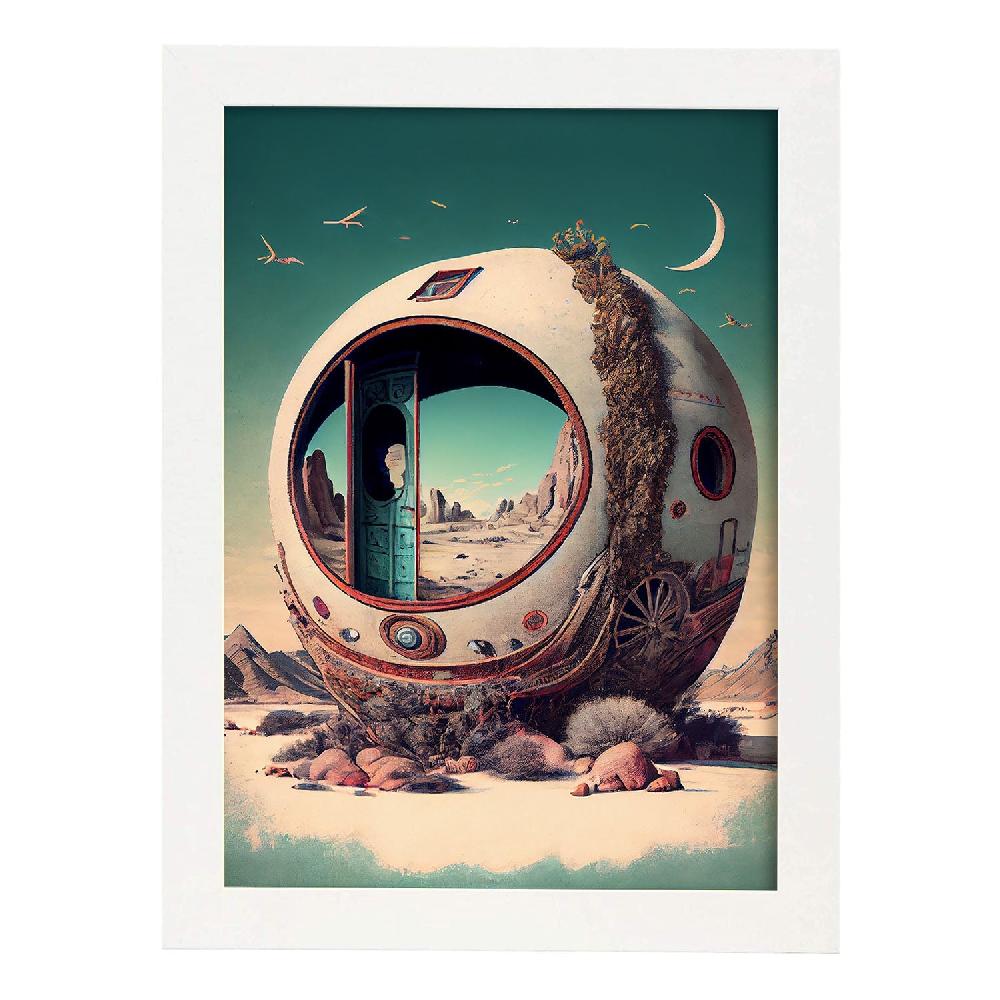Nacnic Nacnic Láminas De Arte Vintage Extrañas 146 Para Dormitorio O Sala De Estar
