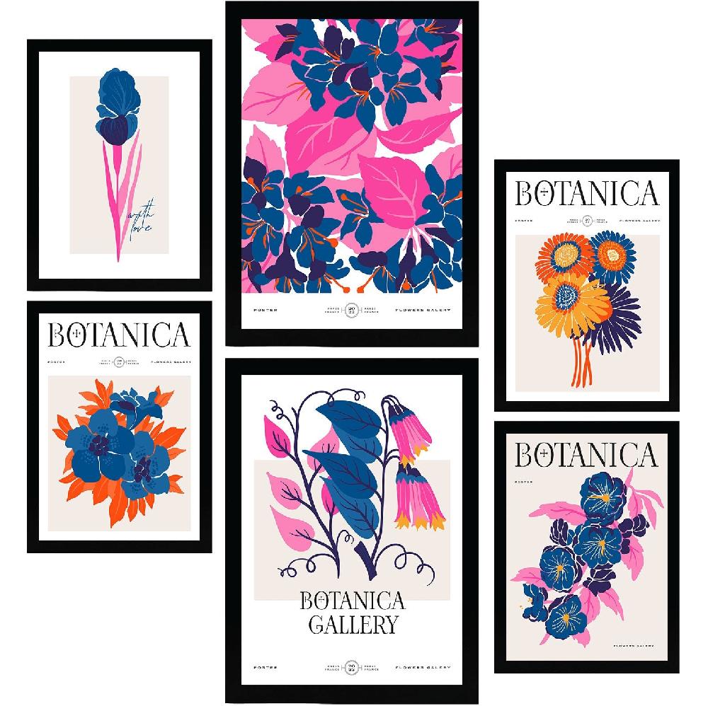 nacnic Laminas de Flores Botánicas y Naturaleza