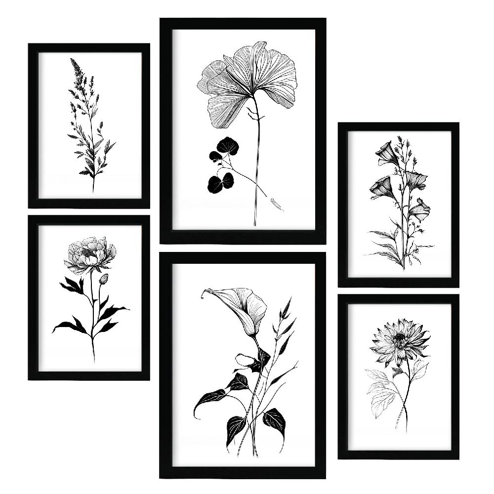 nacnic Láminas de Flores Estéticas Nacnic Set_4