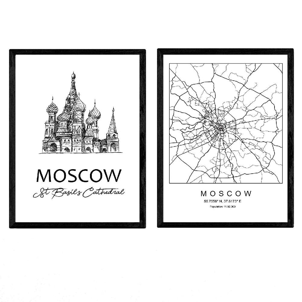 nacnic Láminas de la Catedral de San Basilio Moscú