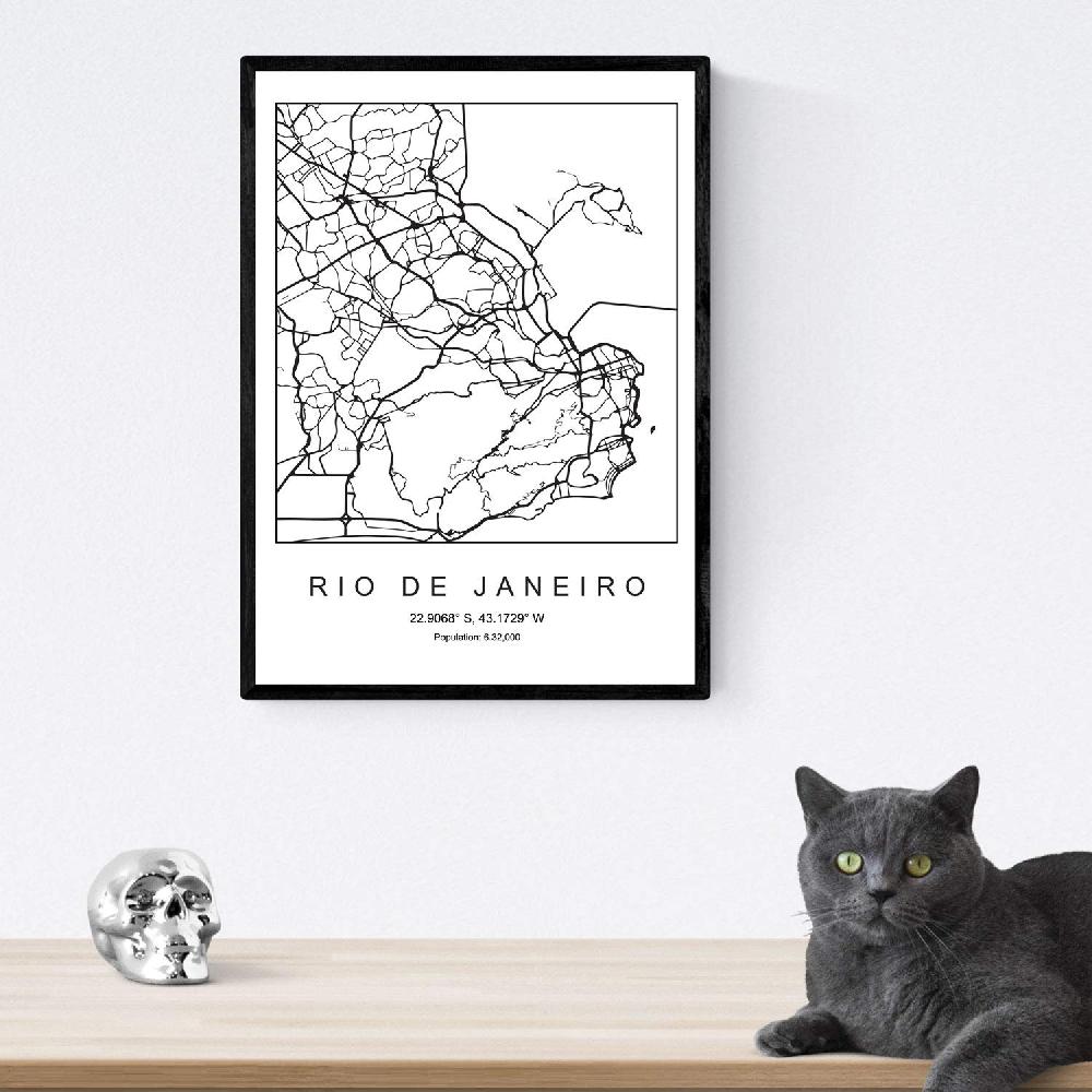 Nacnic Láminas De Monumentos De Rio De Janeiro