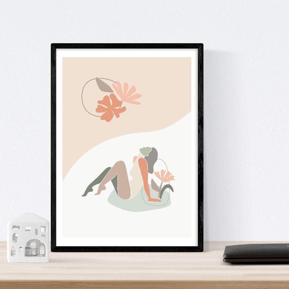 Nacnic Láminas De Mujeres En Tonos Pastel