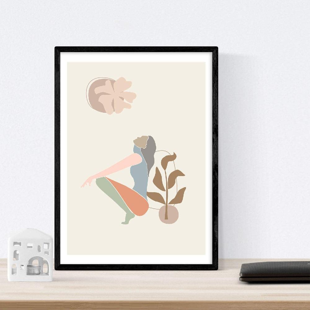 Nacnic Láminas De Mujeres En Tonos Pastel