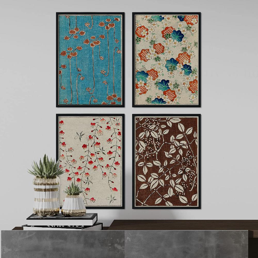 Nacnic Láminas De Plantas Vintage Japonesas