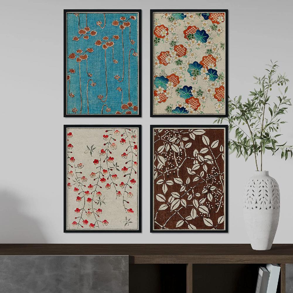 Nacnic Láminas De Plantas Vintage Japonesas