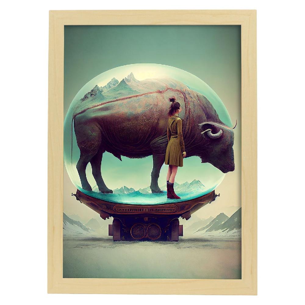 Nacnic Nacnic Láminas Estéticas Vintage Weird 210 Para Diseño De Dormitorio O Sala De Estar