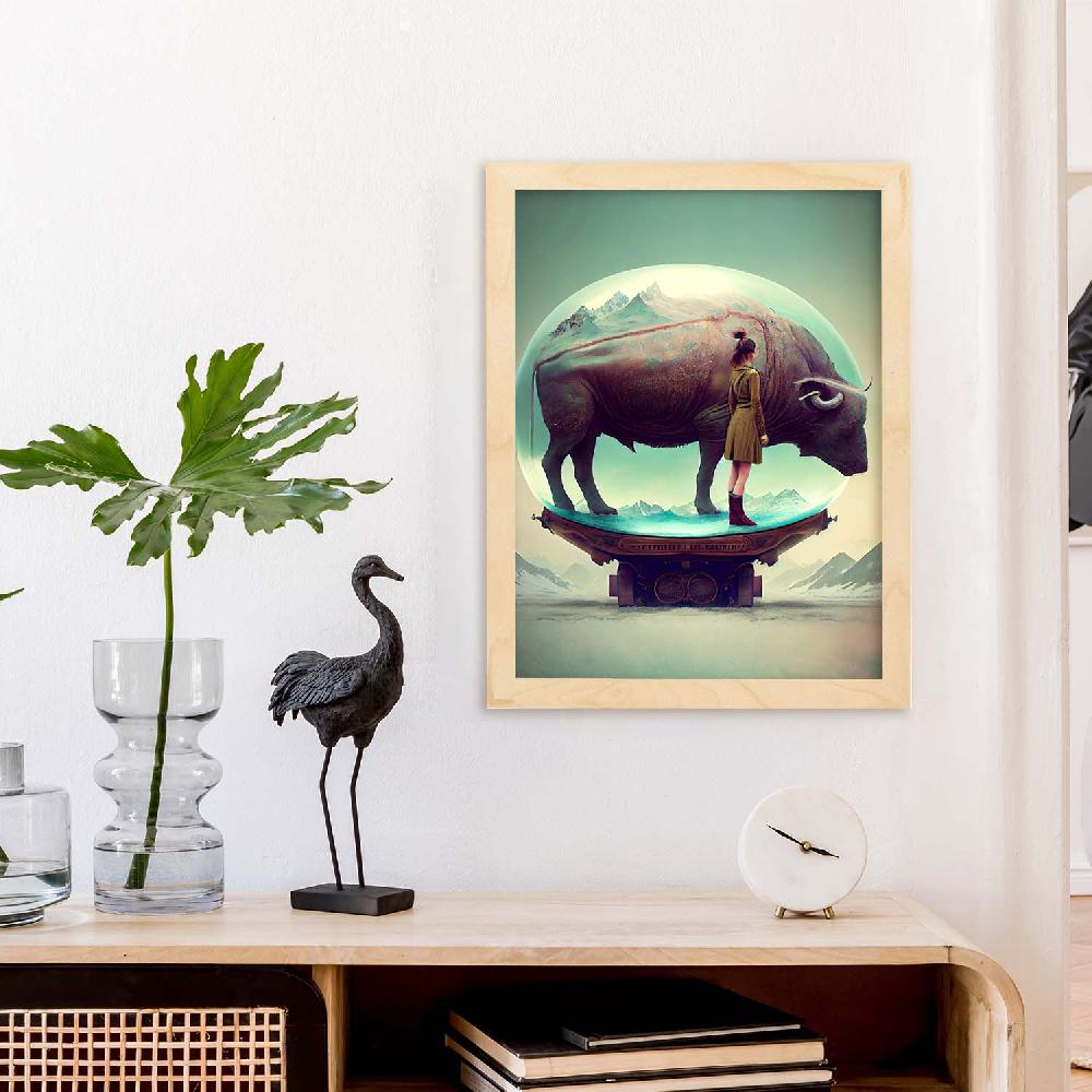 Nacnic Nacnic Láminas Estéticas Vintage Weird 210 Para Diseño De Dormitorio O Sala De Estar