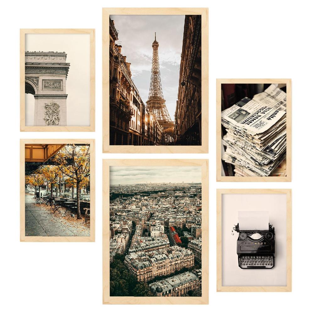 Nacnic Láminas Fotográficas Vintage De París