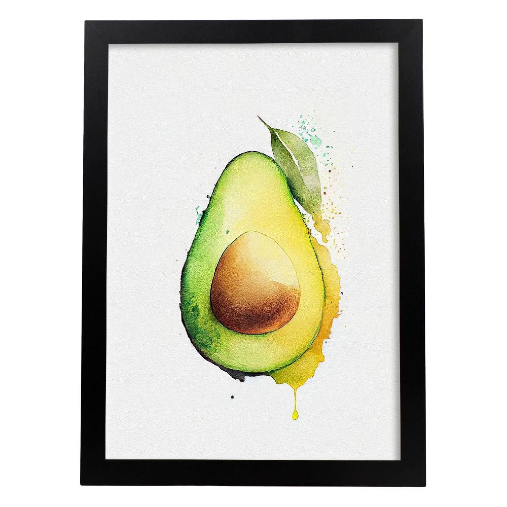 nacnic Láminas Minimalista Aguacate Nacnic