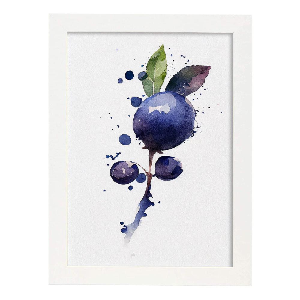 Nacnic Nacnic Laminas Minimalista De Arándano Azul_3