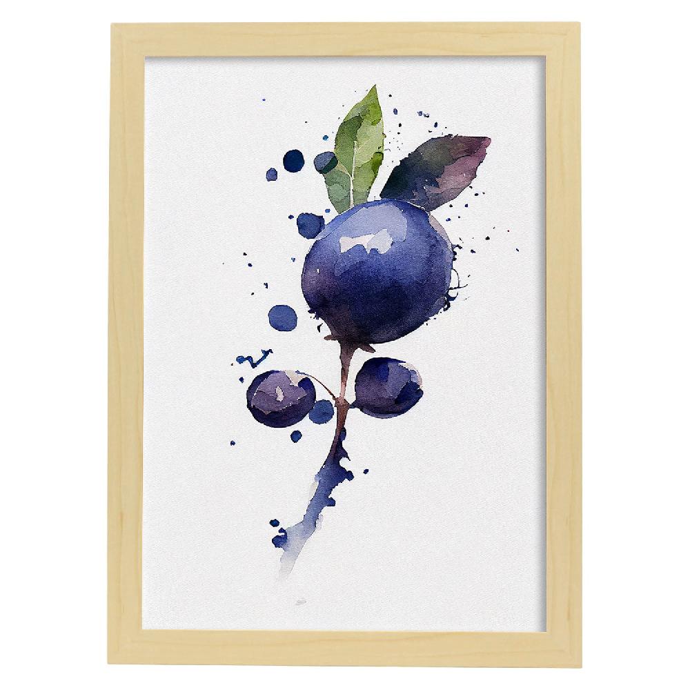 Nacnic Nacnic Laminas Minimalista De Arándano Azul_3