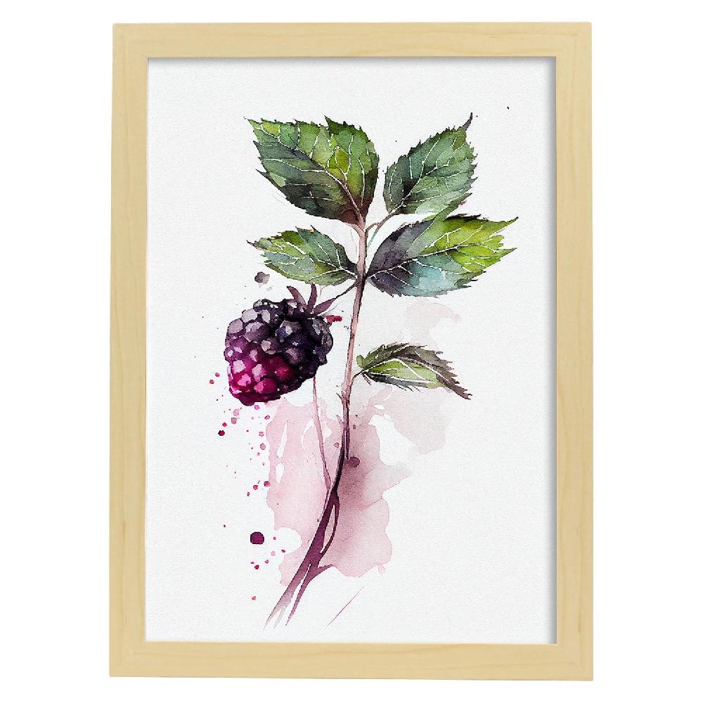 Nacnic Láminas Minimalistas Nacnic Boysenberry