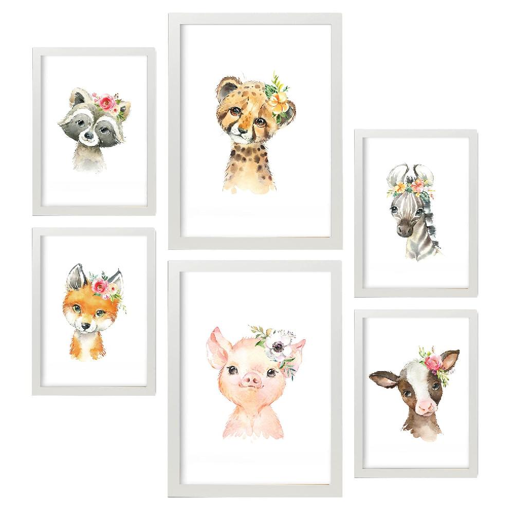 Nacnic Laminas Nacnic Animales Flores Aesthetic