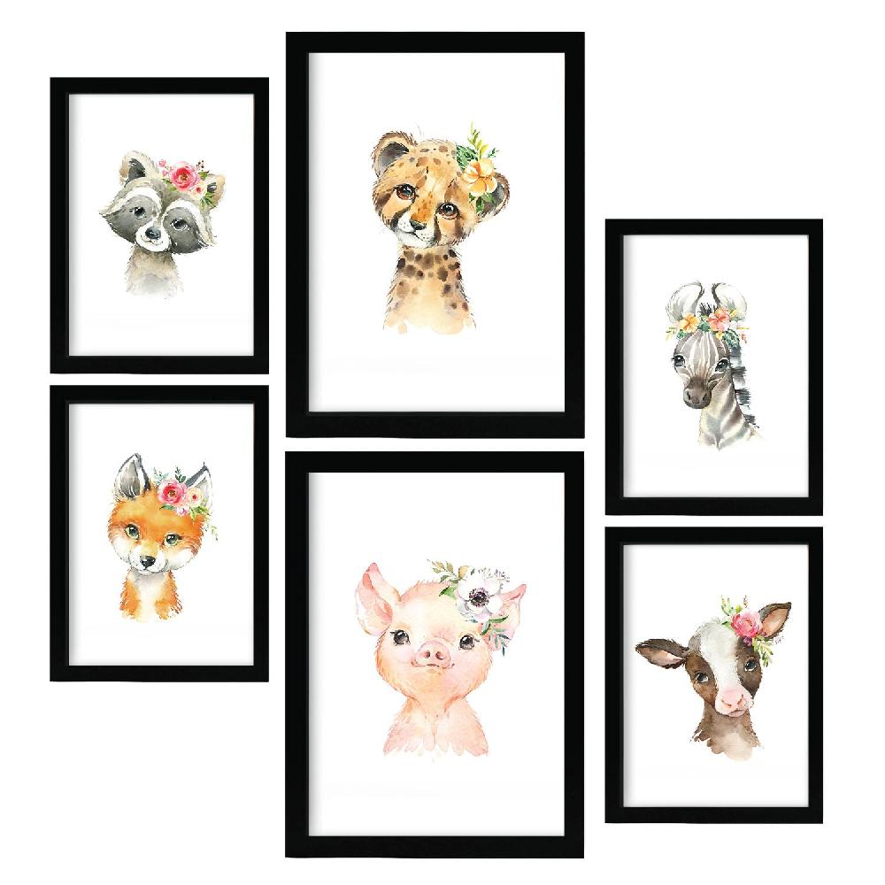 nacnic Laminas Nacnic Animales Flores Aesthetic