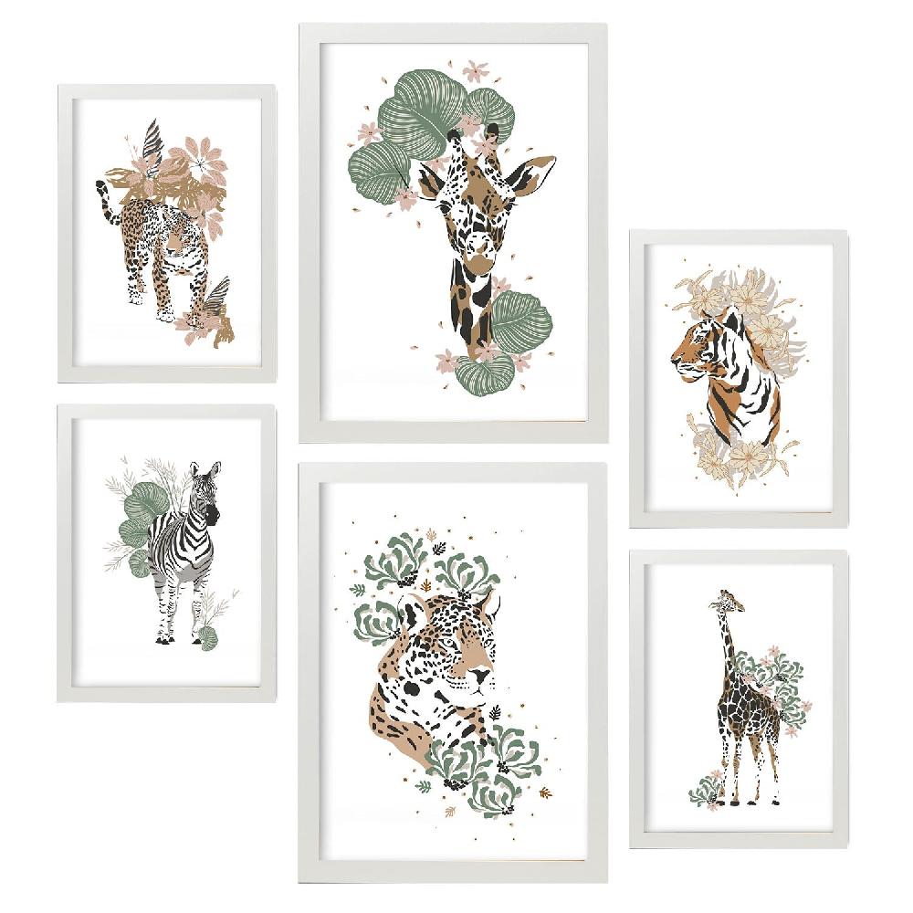 Nacnic Láminas Nacnic Animales Selva