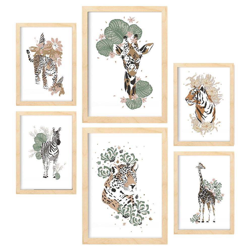 Nacnic Láminas Nacnic Animales Selva