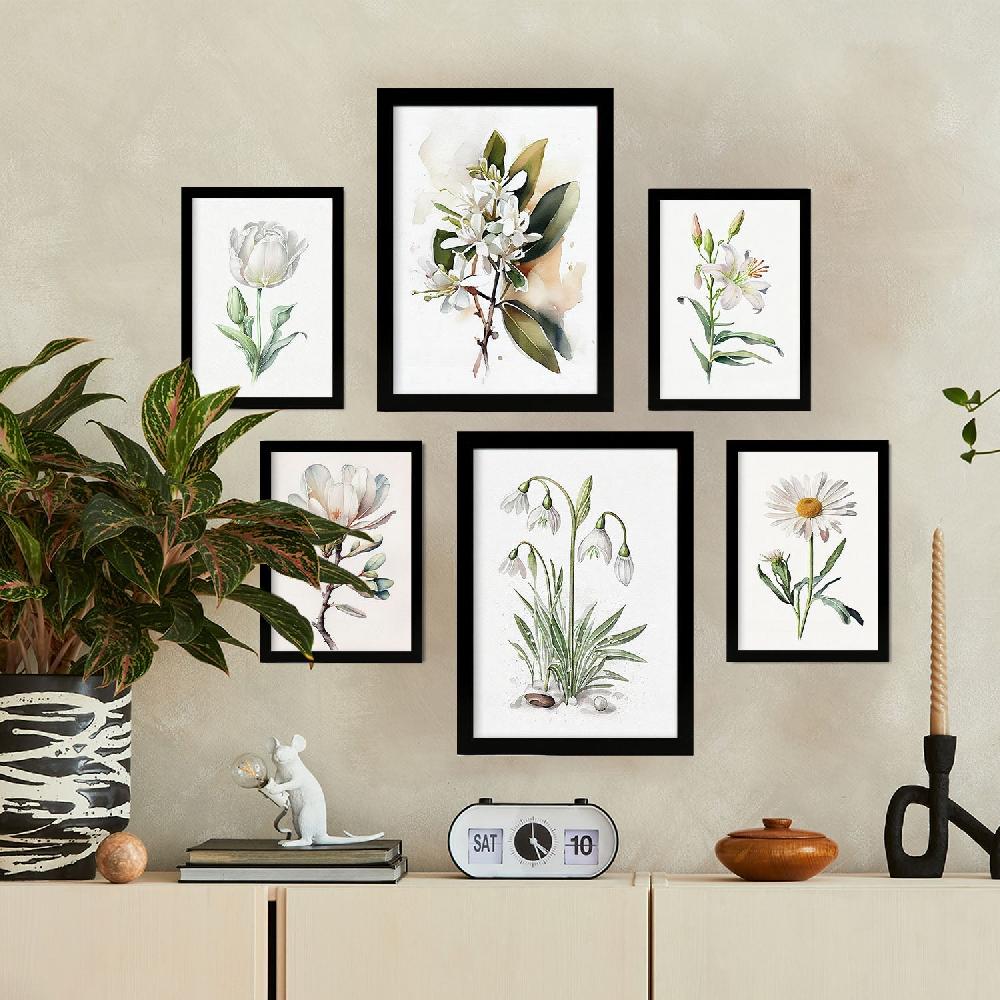 Nacnic Láminas Nacnic Blanco Para Dormitorio