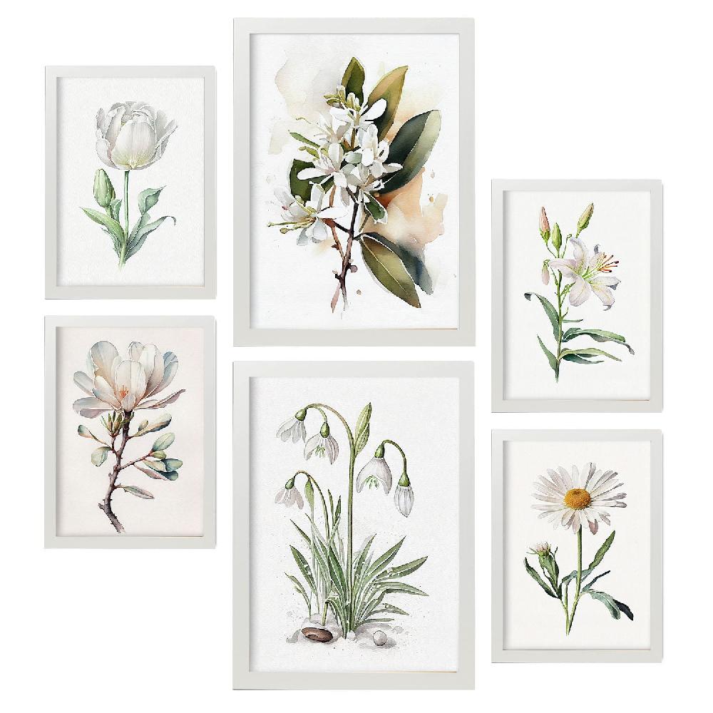 Nacnic Láminas Nacnic Blanco Para Dormitorio