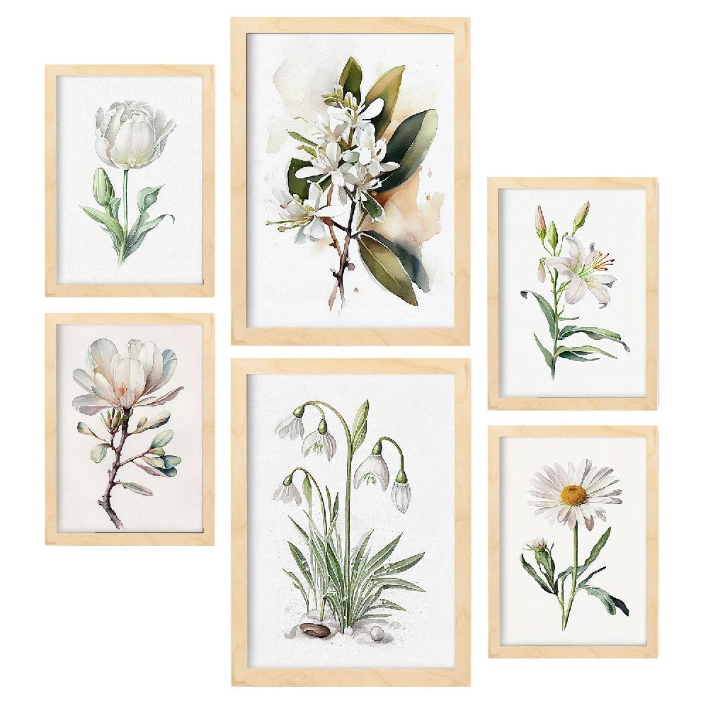 Nacnic Láminas Nacnic Blanco Para Dormitorio